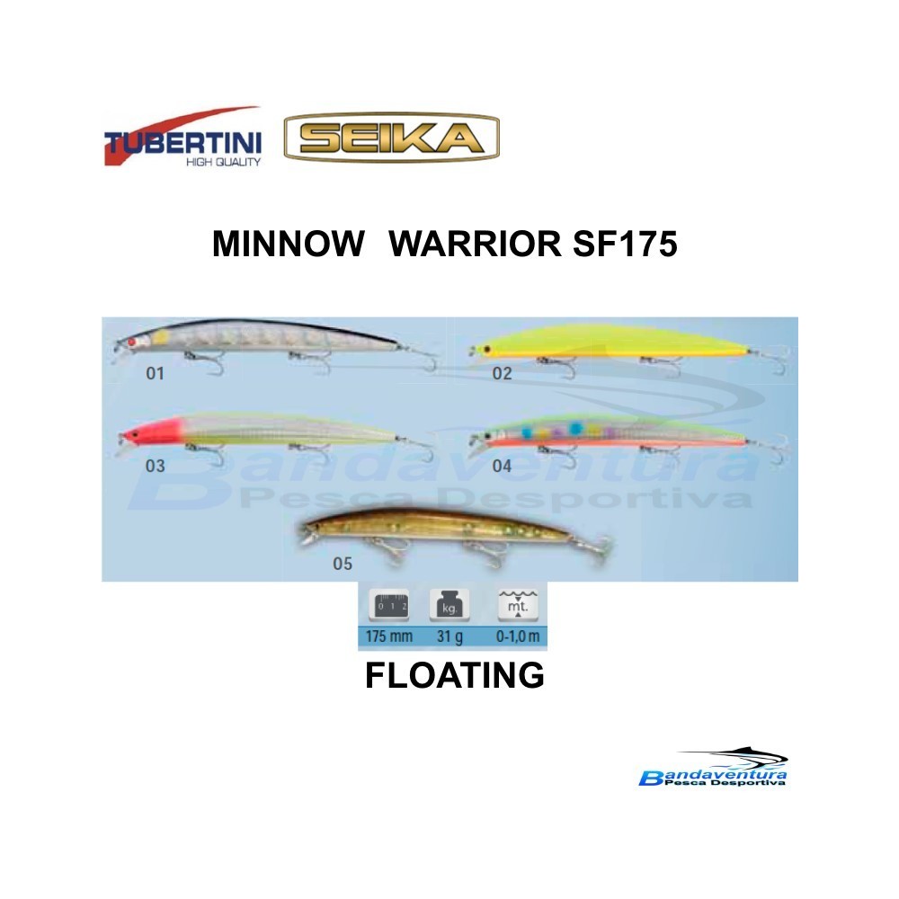 TUBERTINI MINNOW WARRIOR SF 175 TUBERTINI MINNOW WARRIOR SF 175