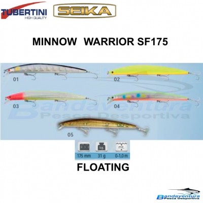TUBERTINI MINNOW WARRIOR SF 175 TUBERTINI MINNOW WARRIOR SF 175