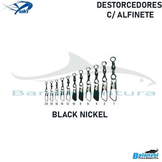 YUKI DESTORCEDOR BARRIL PRETO COM FECHO