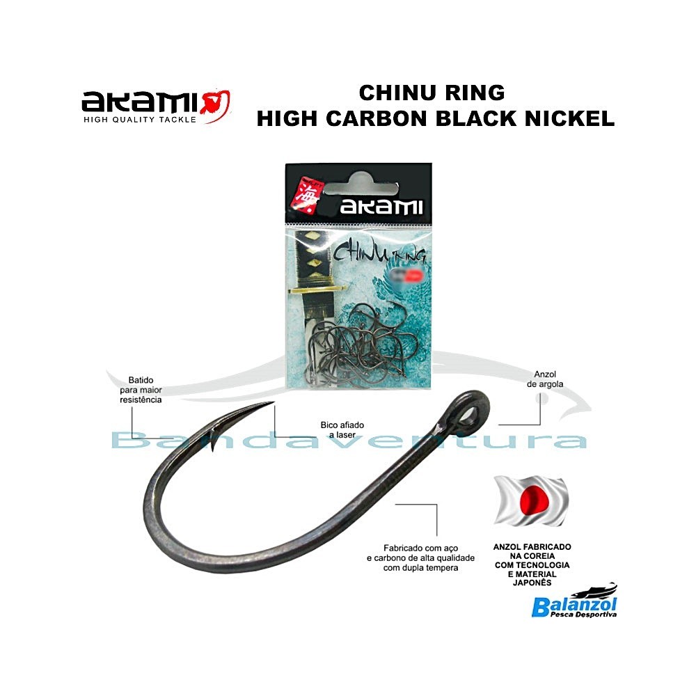 AKAMI CHINU RING HIGH CARBON BLACK NICKEL