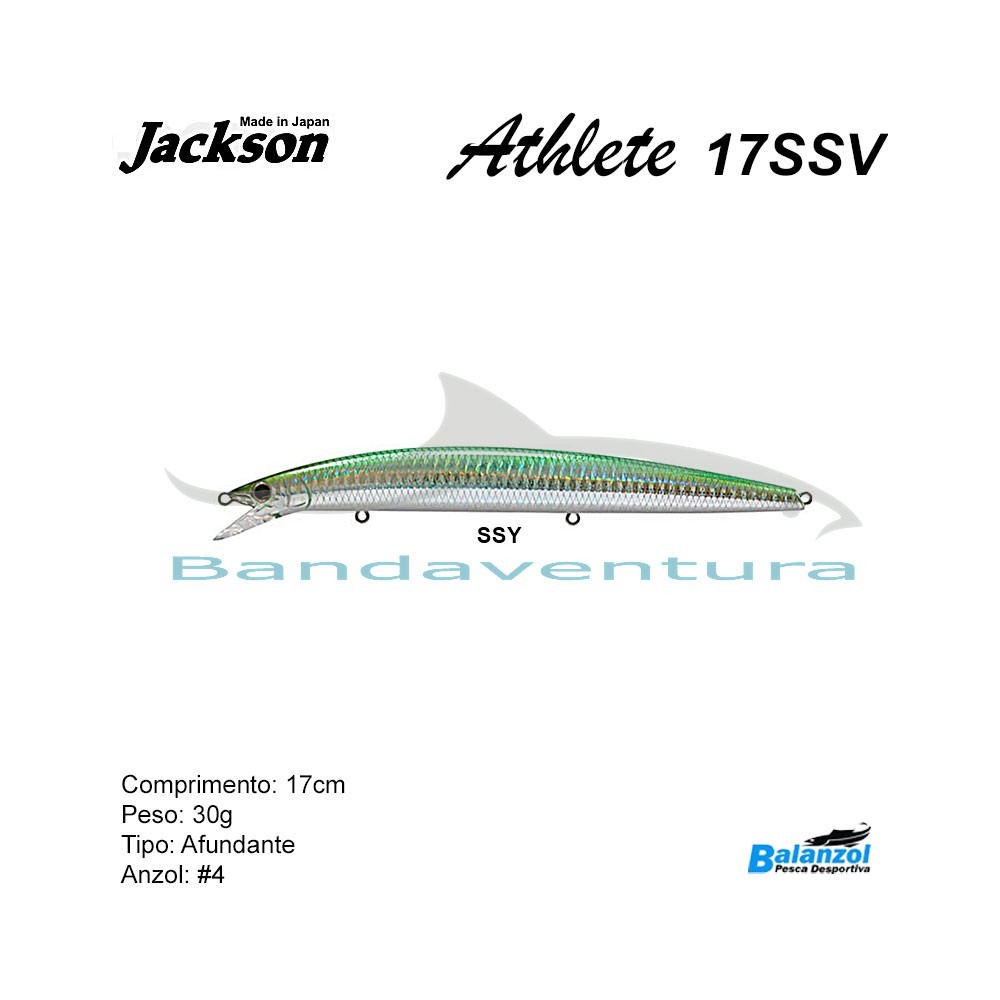 JACKSON ATHLETE 17SSV SINKING LURE (17CM - 30G)
