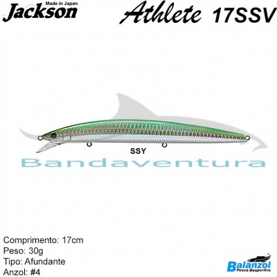 JACKSON AMOSTRA ATHLETE 17SSV SINKING (17CM - 30G)