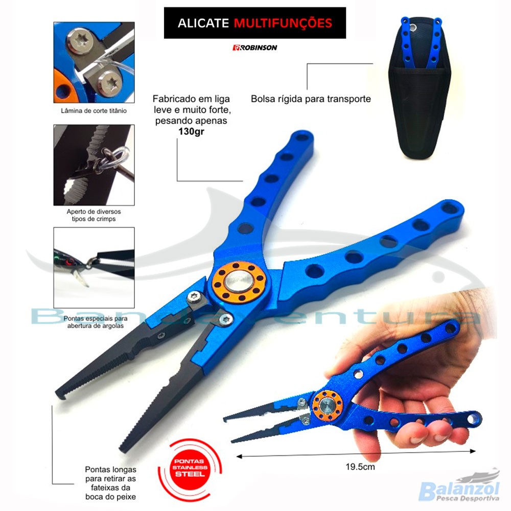 ROBINSON ALICATE MULTIFUNÇÕES 19.5 CMAZUL ROBINSON ALICATE MULTIFUNÇÕES 19.5 CMAZUL