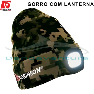 ROBINSON GORRO EM LÃ COM LANTERNA