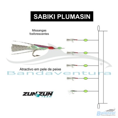 ZUNZUN ESTRALHO CARAPAU SABIKI PLUMASIN