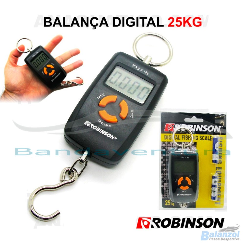 Robinson Balança Digital 25KG - Precisão na Pesagem