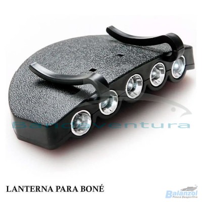 NBS LANTERNA DE BONÉ 5 LED