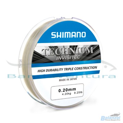 SHIMANO TECHNIUM INVISITEC 300MT CINZA