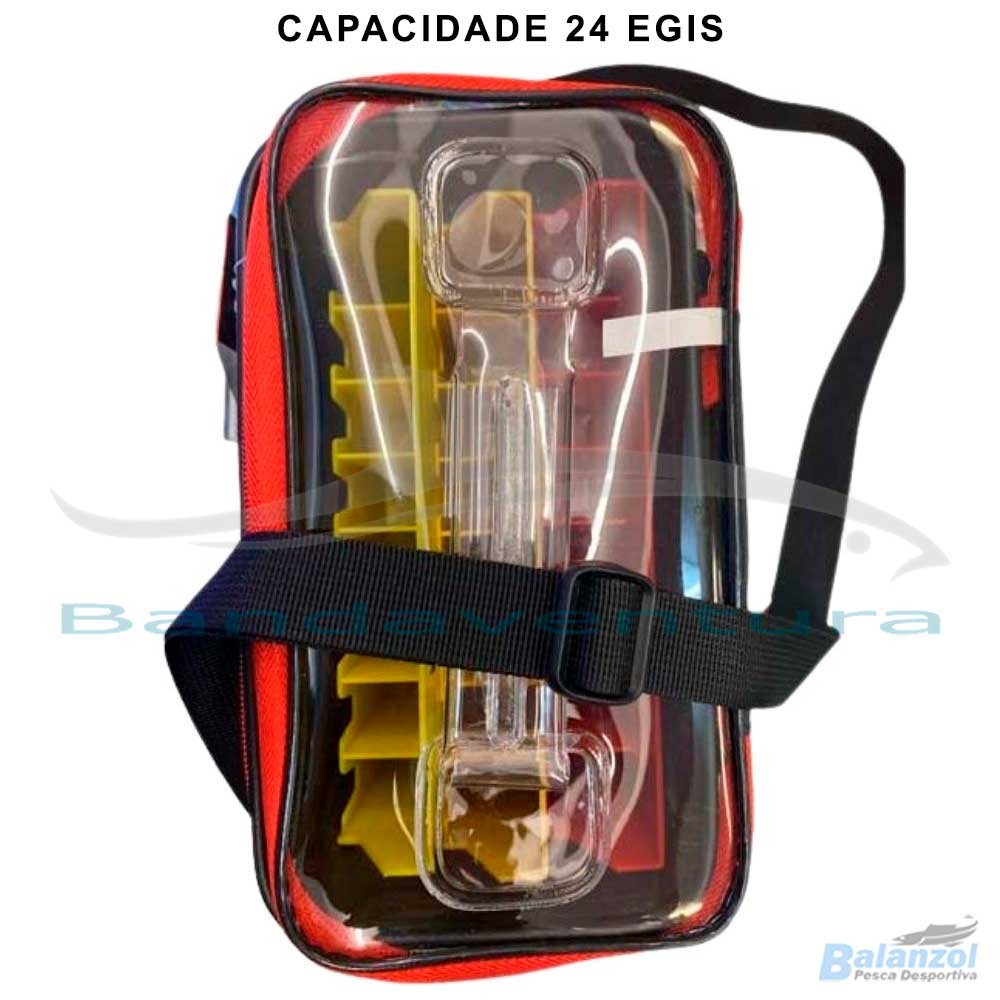 Borsa Porta Esche Jatsui EGI Stocker - Trasparente, Capacità 48 Esche Artificiali - Foto 5