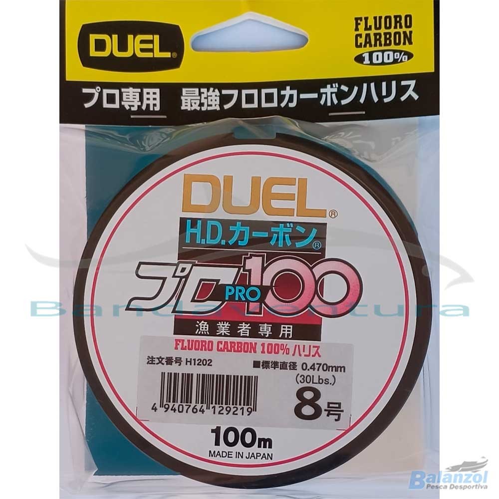 DUEL FLUOCARBON PRO100S 100MT
