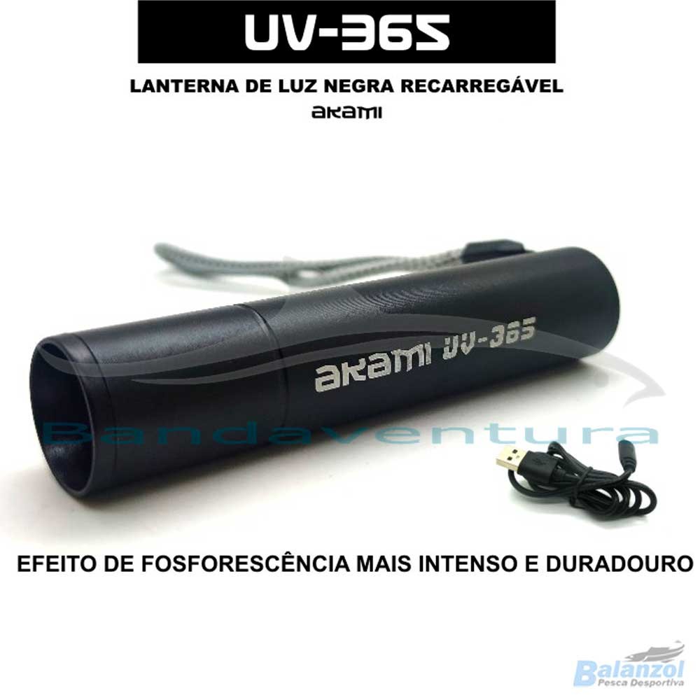 AKAMI LANTERNA DE LUZ NEGRA UV-365 AKAMI LANTERNA DE LUZ NEGRA UV-365
