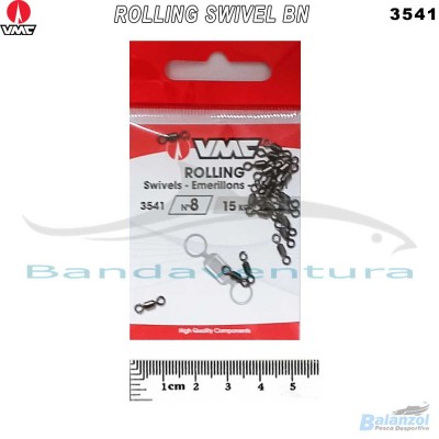 VMC ROLLING SWIVEL 3541 BLACK NICKEL
