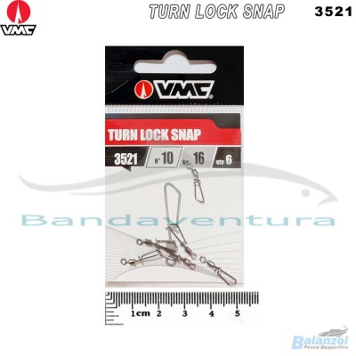 VMC TURN LOCK SNAP 3521BN