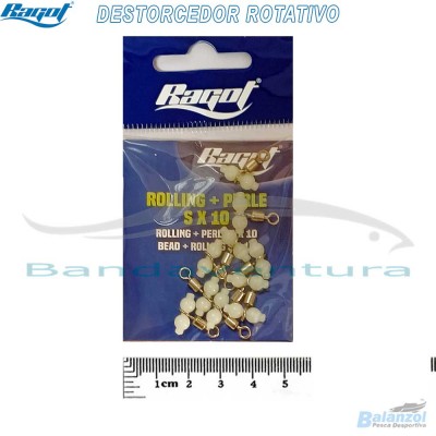 RAGOT DESTORCEDOR ROTATIVO COM PÉROLAS