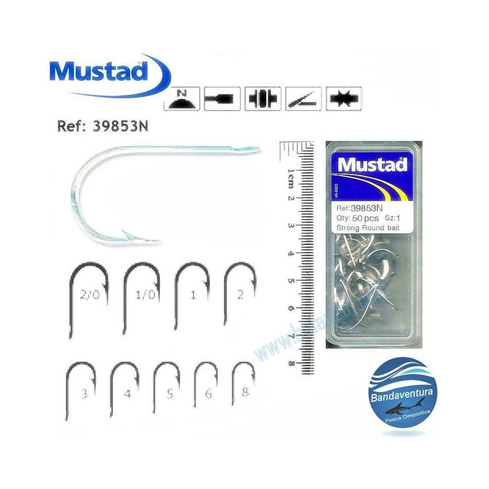 MUSTAD HOOK 39853NI
