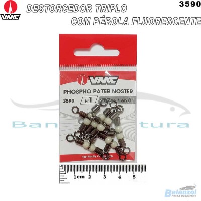 VMC DESTORCEDOR TRIPLO COM PÉROLA FLUORESCENTE 3590 BN