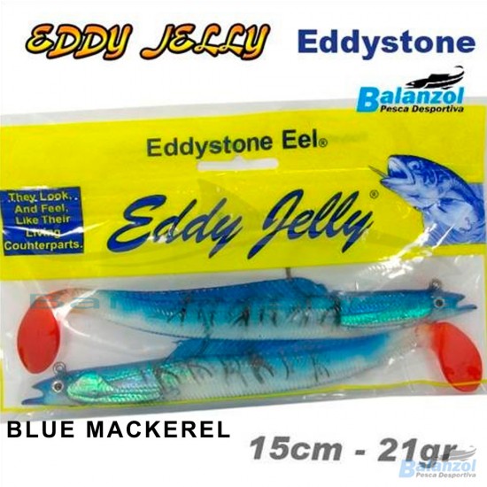 EDDYSTONE JELLY 15CM 21GR - BLUE MACKEREL