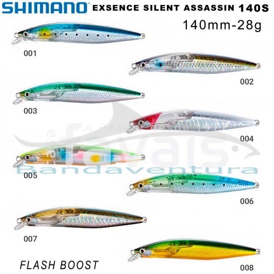 SHIMANO EXSENCE SILENT ASSASSIN FLASH BOOST 140S - 28 GR