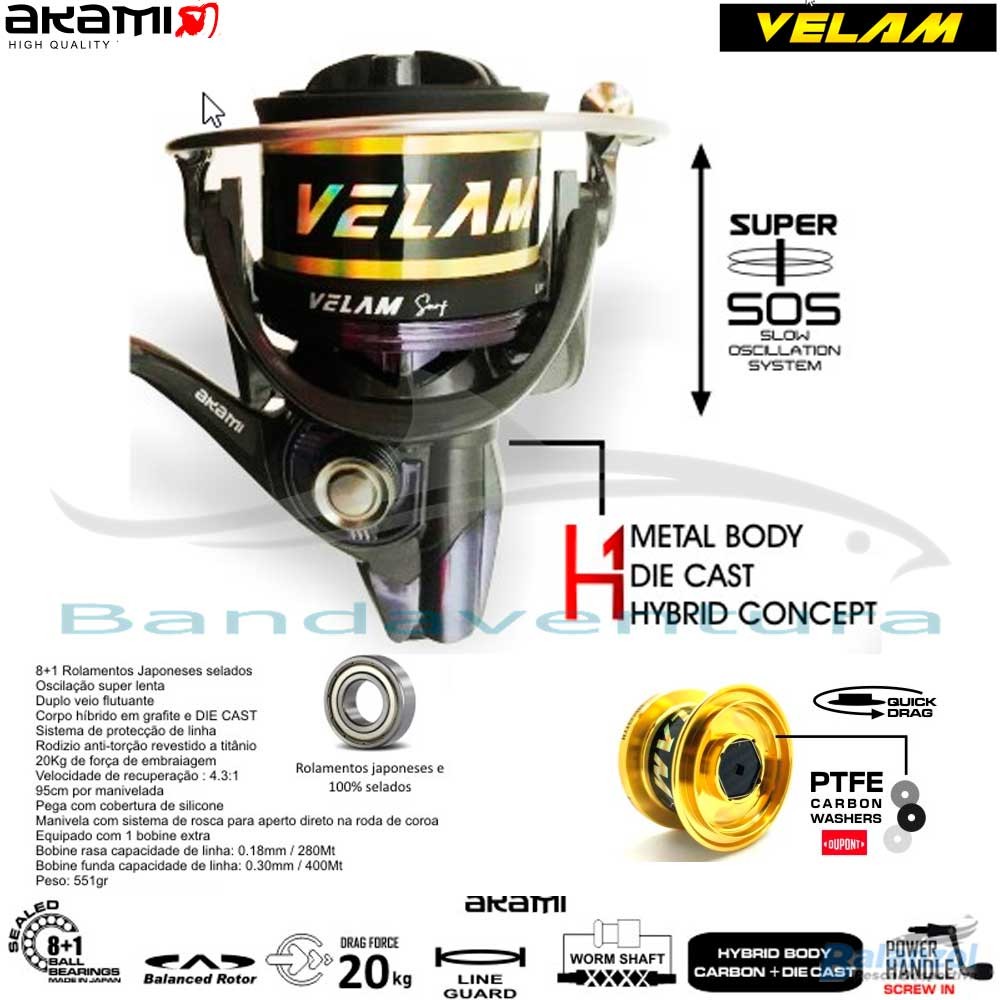 Velam Compre o Carreto Akami Velam R 4.3:1 | Balanzol Online