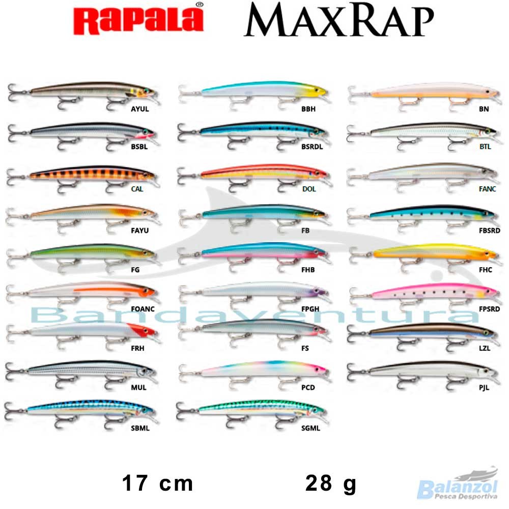RAPALA MAXRAP 17CM 28G