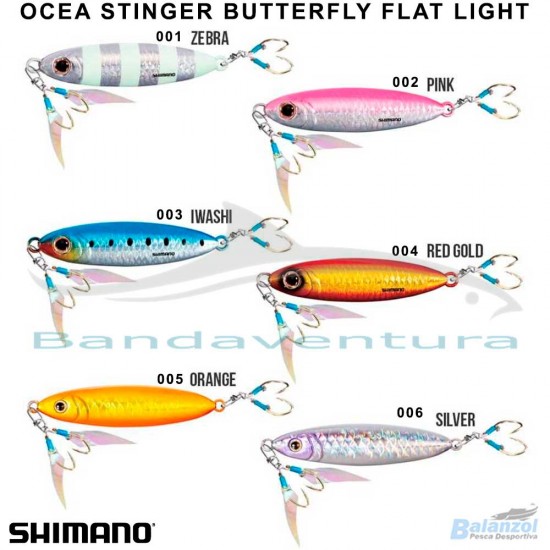 SHIMANO OCEA STINGER BUTTERFLY FLAT LIGHT 40G