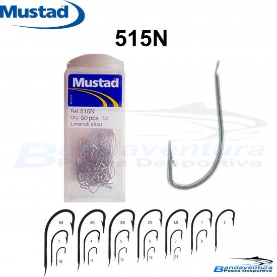 MUSTAD CRYSTAL HOOK 515N