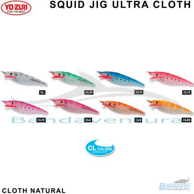 YO-ZURI SQUID JIG ULTRA CLOTH A327-SS