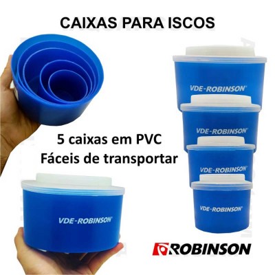 ROBINSON CONJUNTO DE 5 CAIXAS PARA ISCO