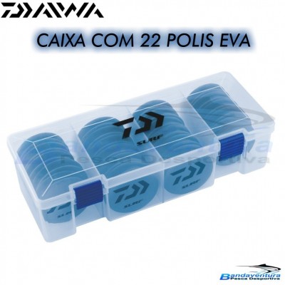 DAIWA BOX WITH 22 EVA DISCS