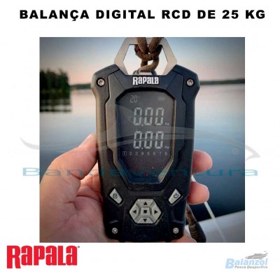 RAPALA BALANÇA DIGITAL RCD DE 25 KG