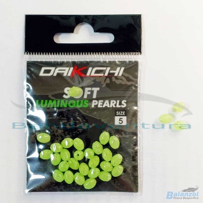 DAIKICHI SOFT OVAL PEARLS WITH GLITTER