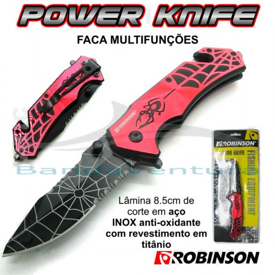 ROBINSON SPIDER MULTIFUNCTION KNIFE 8.5CM