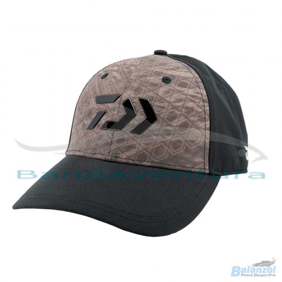 DAIWA BONÉ DE PESCA CINZA ONDULADO