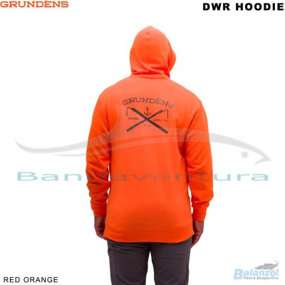 GRUNDÉNS SWEATSHIRT DWR ORANGE FLUO