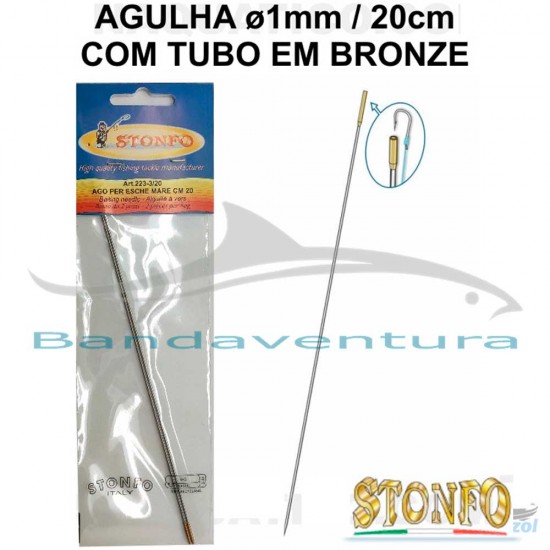 STONFO AGULHA INOX COM TUBO EM BRONZE