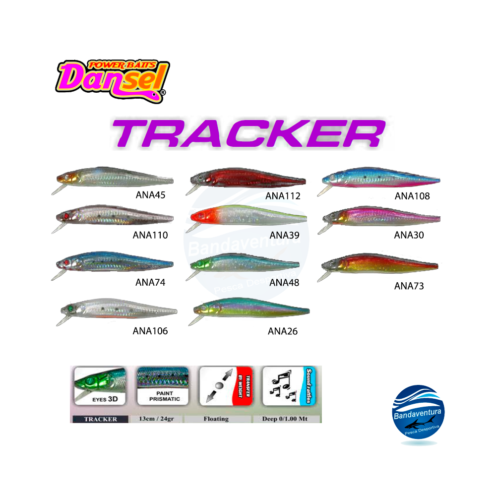 DANSEL TRACKER 13CM - 24GR