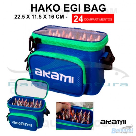 AKAMI HAKO EGI BAG COM 24 COMPARTIMENTOS