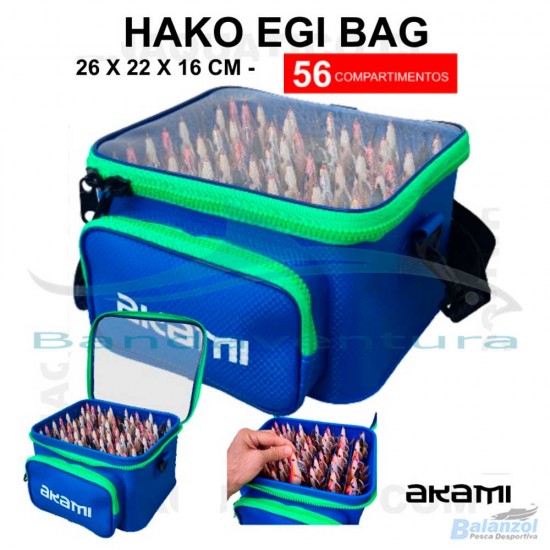 AKAMI HAKO EGI BAG COM 56 COMPARTIMENTOS
