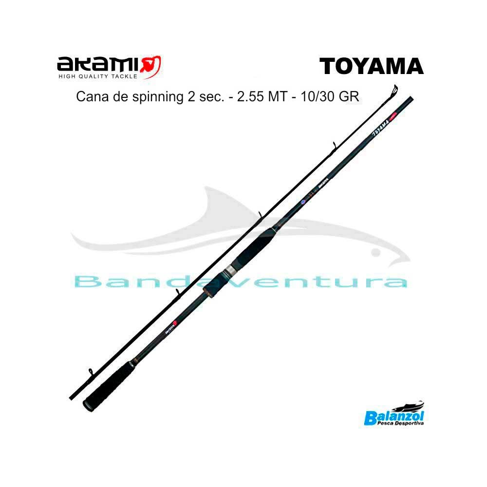 AKAMI TOYAMA 2.55MT 10-30GR AKAMI TOYAMA 2.55MT 10-30GR