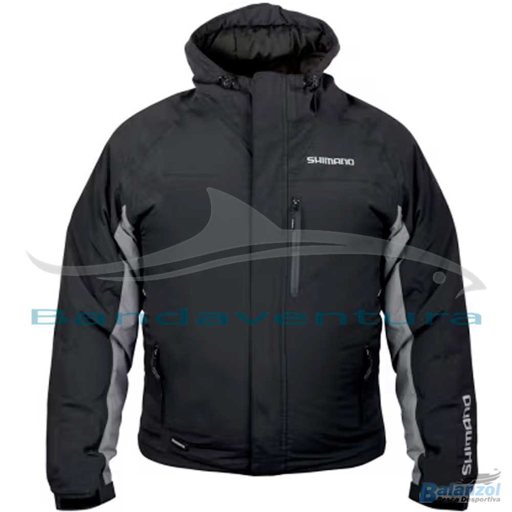 SHIMANO WEAR RAIN JACKET PADDED BLACK