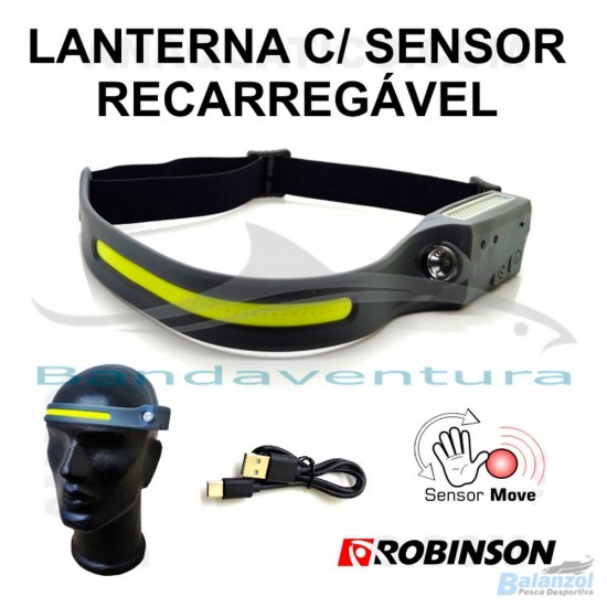 ROBINSON LANTERNA DE CABEÇA ALLROUND 350 LUMENS