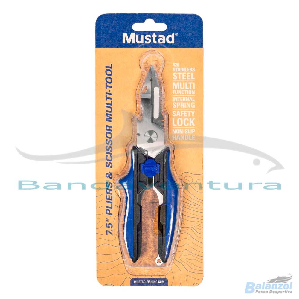 MUSTAD ALICATE E TESOURA MULTIFUNÇÃO  7.5"