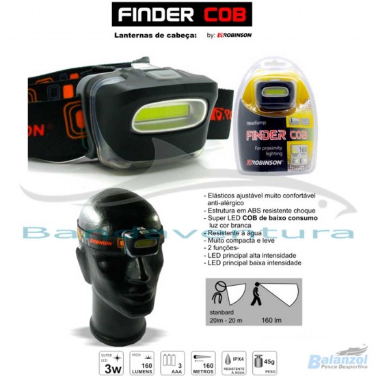 ROBINSON FINDER COB HEADLAMP 160LM