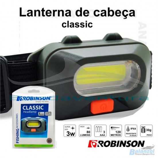 ROBINSON LANTERNA DE CABEÇA CLASSIC