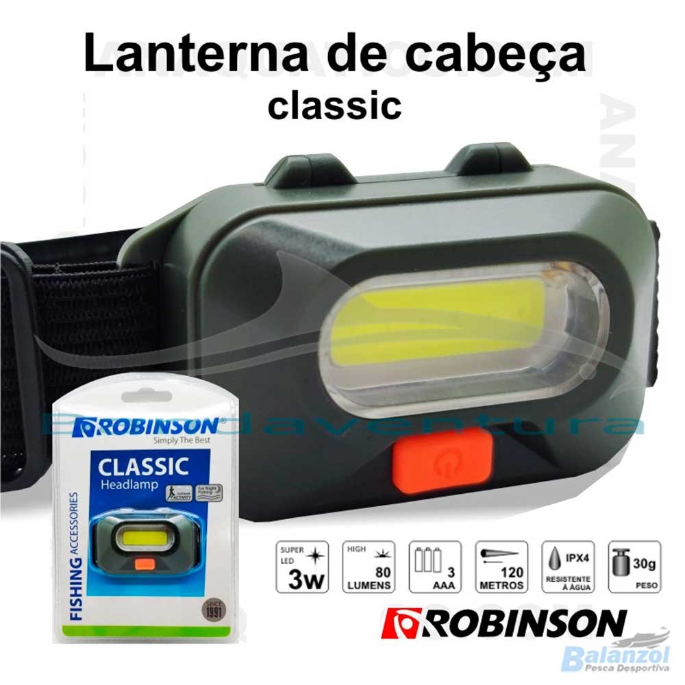 ROBINSON LANTERNA DE CABEÇA CLASSIC