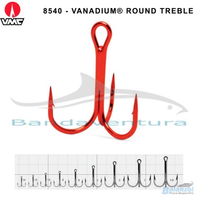VMC VANADIUM® ROUND TREBLE - 8540