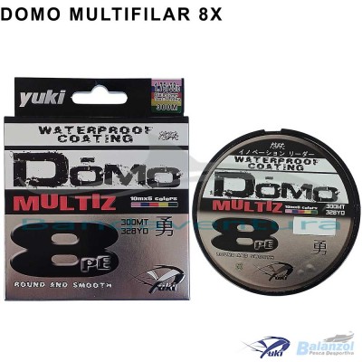 YUKI DOMO LINHA MULTIFILAR MULTICOLOR X8 - 300MT