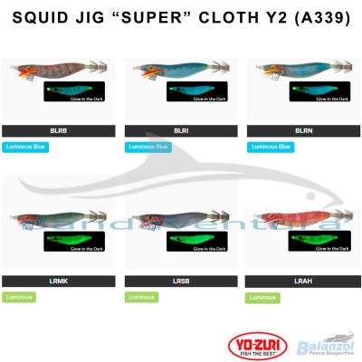 YO-ZURI SQUID JIG SUPER CLOTH Y2 (A339)