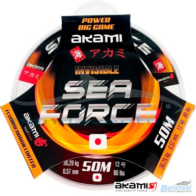 AKAMI LINHA SEA FORCE FLUOROCARBON 50MT