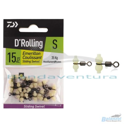 DAIWA SLIDING BARREL SWIVEL D'ROLLING